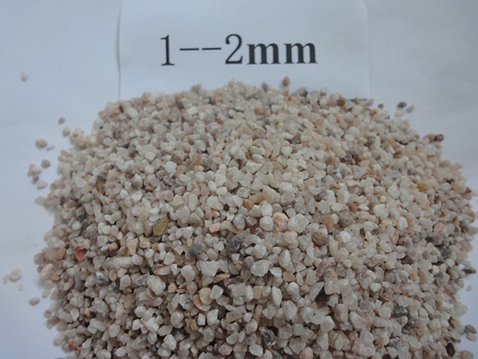 安徽水处理石英砂滤料1--2mm